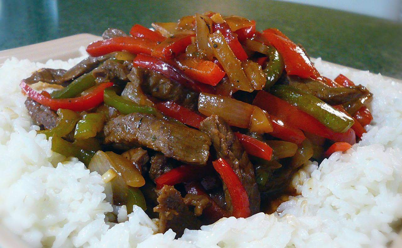 pepper steak with onion